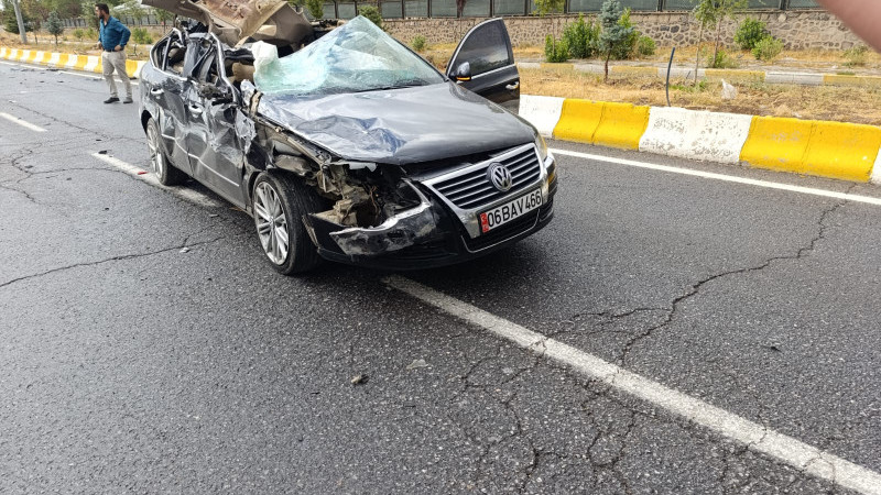 Patnos'ta trafik kazası, 1 yaralı