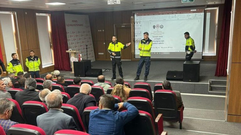Patnos’ta öğrenci güvenliği için eğitim düzenlendi